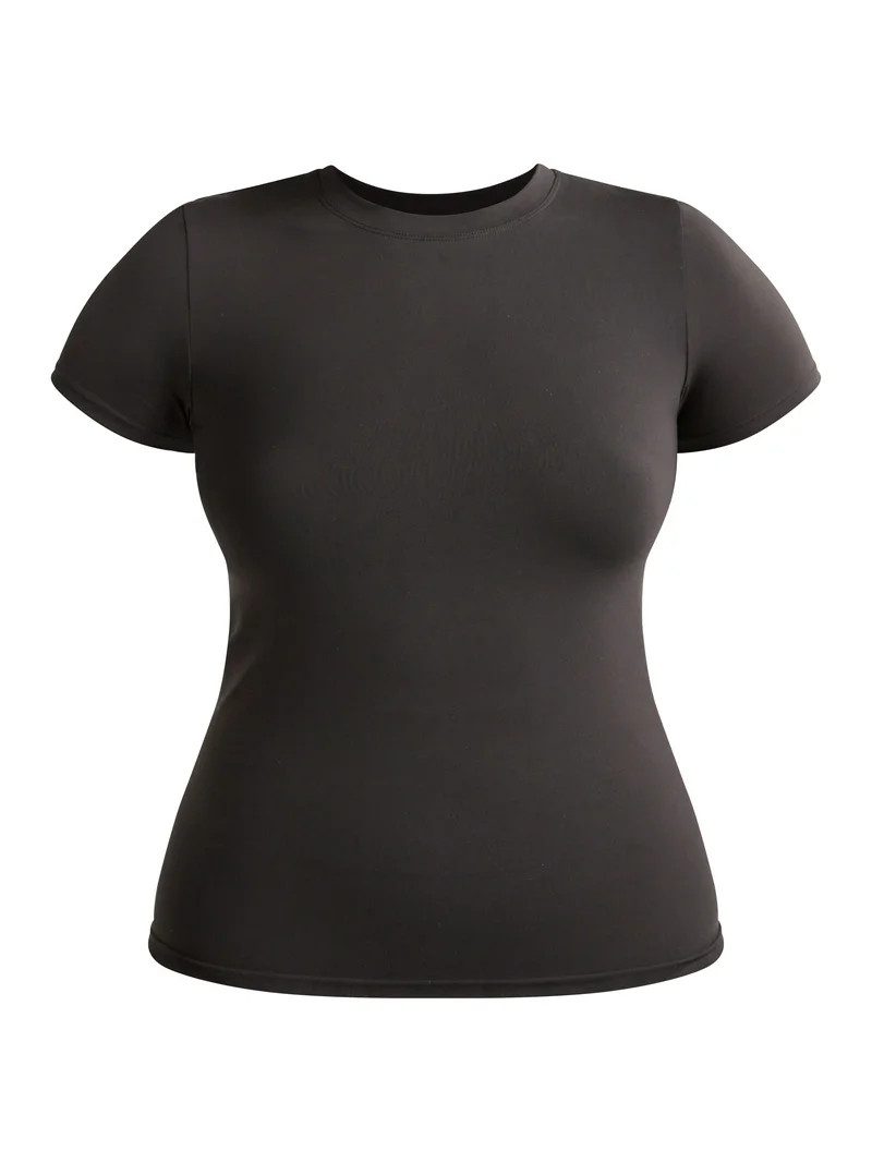 Joyspun Women's Everyday Seamless Shapewear T-Shirt, Sizes S-XXXL | Walmart (US)