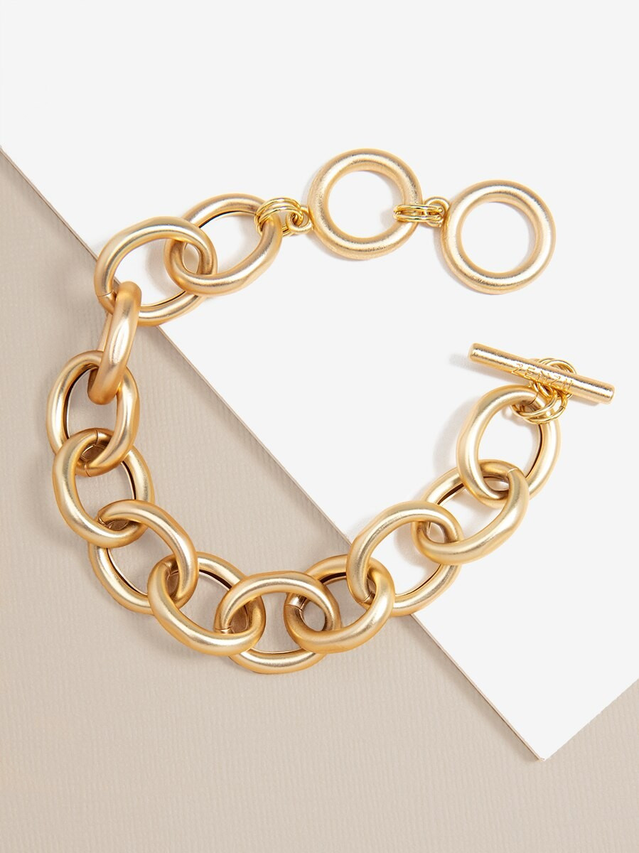 Link Up Gold Chain Bracelet | ZENZII