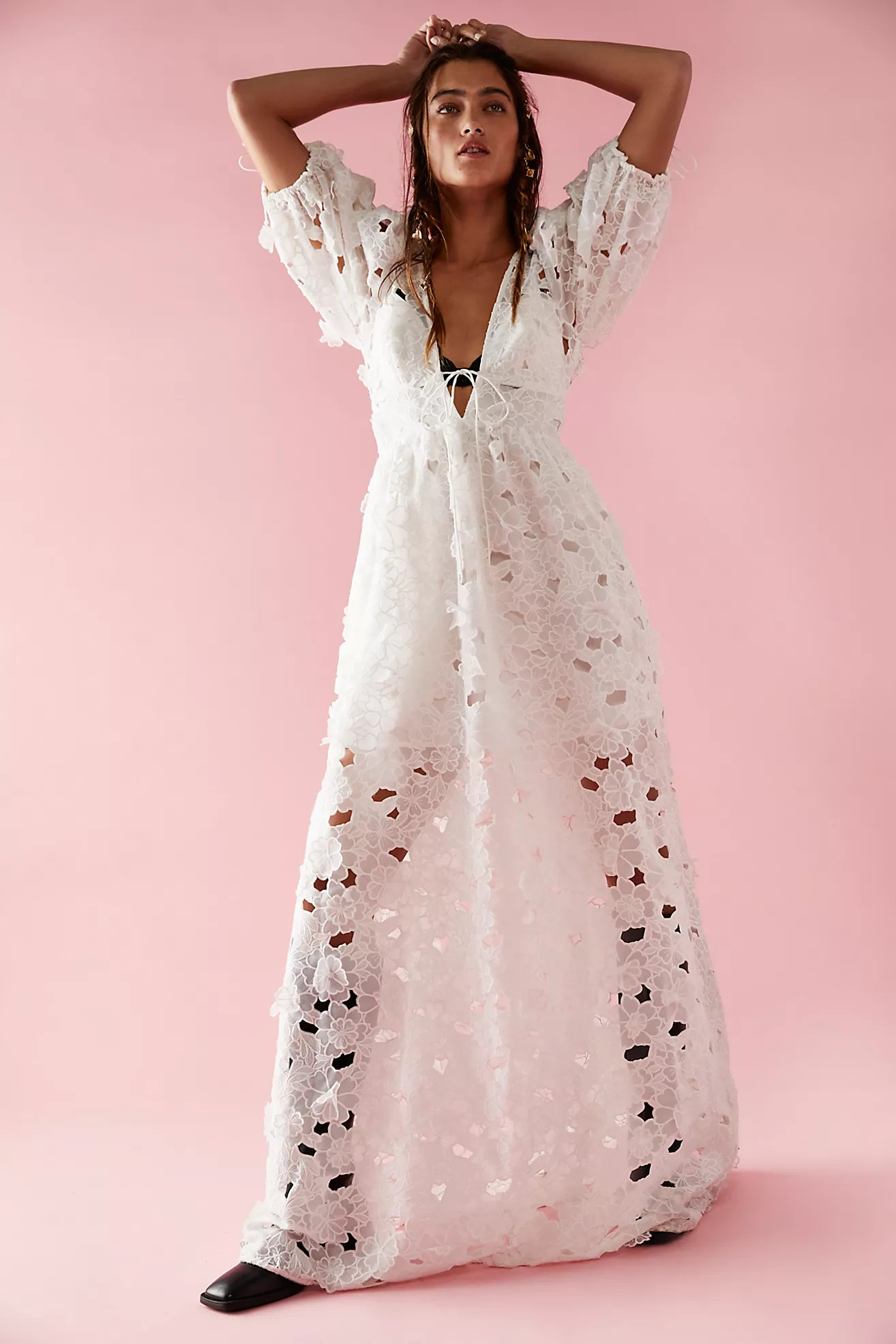 For Love & Lemons Serena Maxi Dress | Free People (Global - UK&FR Excluded)