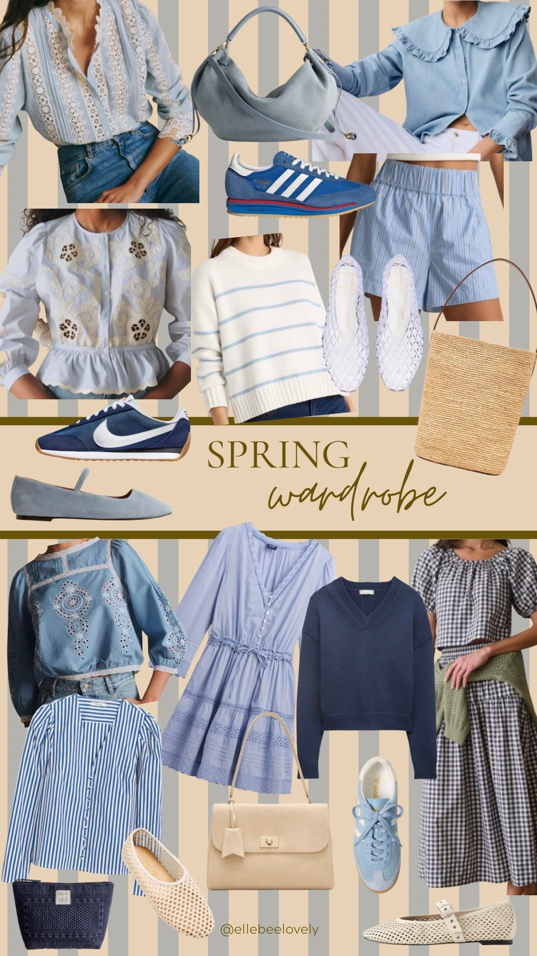 For your spring wardrobe, clothes and shoes and bags in the same soft blues. 💙

#LTKMidsize #LTKSeasonal #LTKOver40