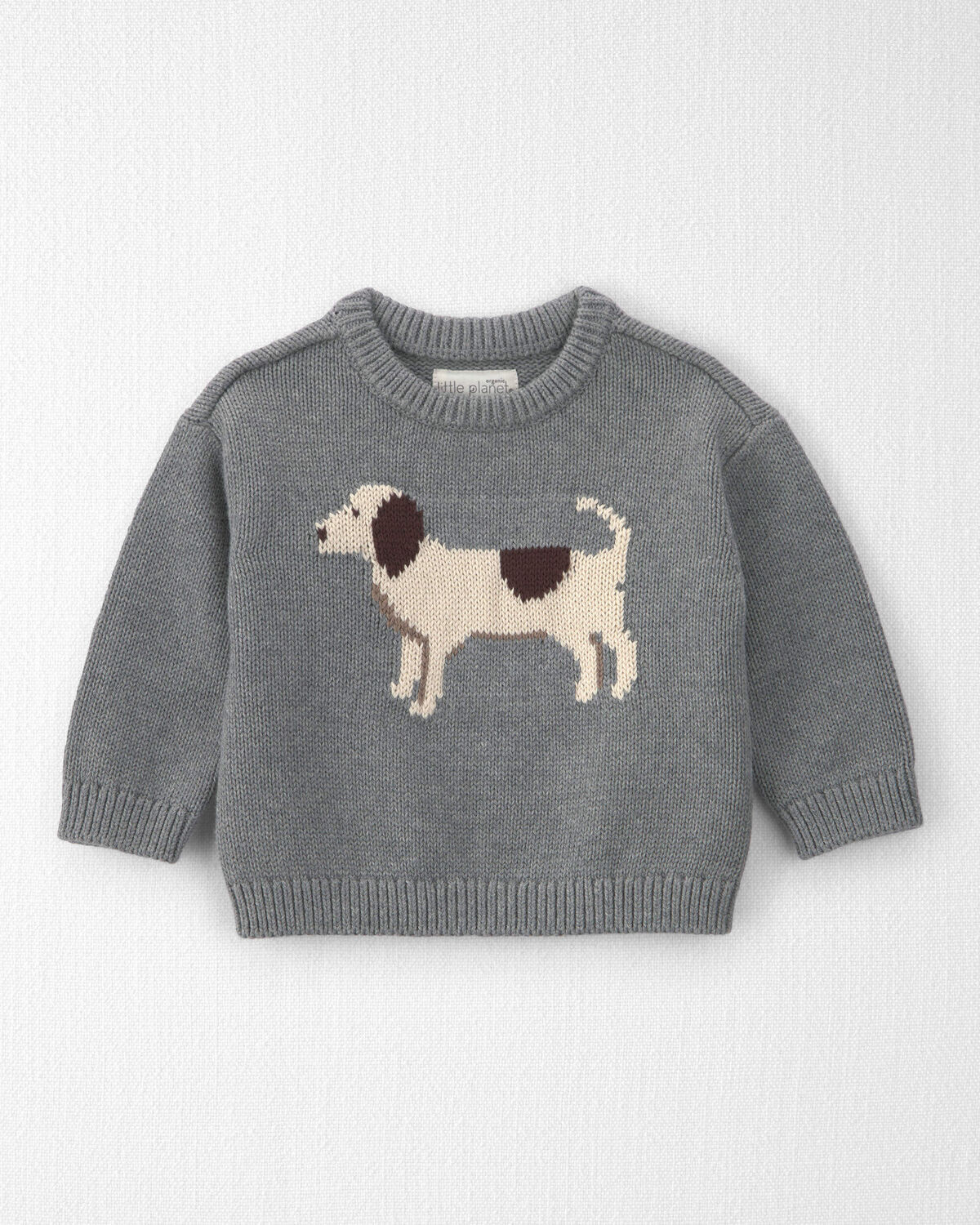 Baby Organic Cotton Dog Sweater Knit Pullover | Carter's Inc