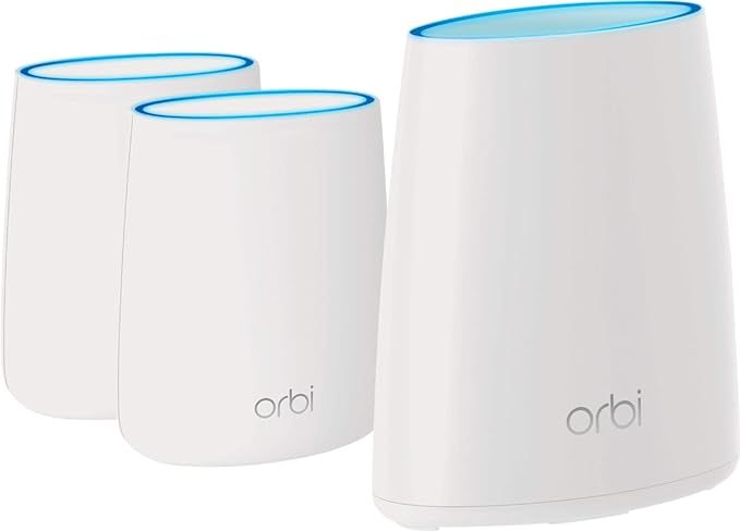 NETGEAR Orbi Tri-Band Whole Home Mesh WiFi System with 1-Yr. Cyber Threat Protection Subscription... | Amazon (US)