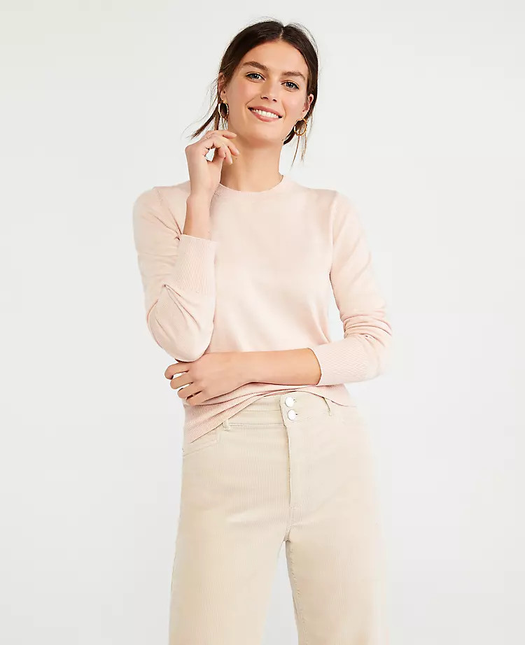 Crew Neck Sweater | Ann Taylor | Ann Taylor (US)