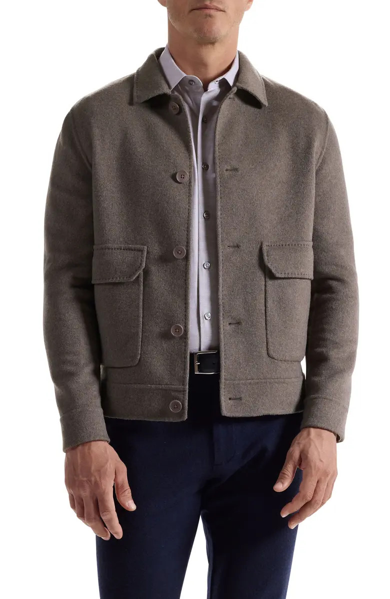 Bugatchi Felted Wool Blend Jacket | Nordstrom | Nordstrom