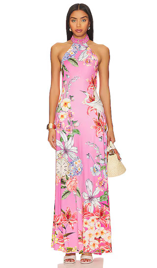 x REVOLVE Darmi Maxi Dress in Violet Floral | Revolve Clothing (Global)