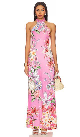 x REVOLVE Darmi Maxi Dress in Violet Floral | Revolve Clothing (Global)