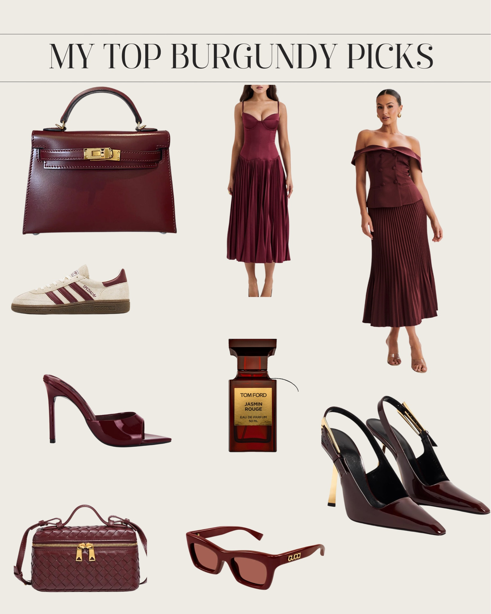 My top picks so far for this fall’s it color burgundy 🍒🍂