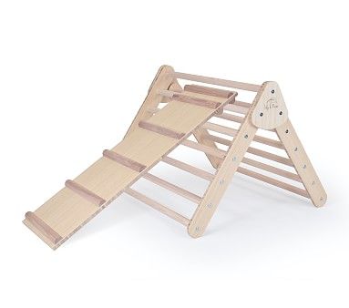Lily & River Little Climber Pikler Triangle With Ladder/Slide | Pottery Barn Kids