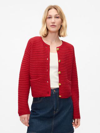 Textured Sweater Jacket | Gap (US)