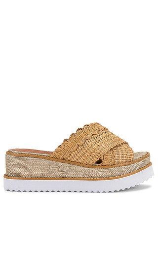 Stasia Wedge in Natural | Revolve Clothing (Global)