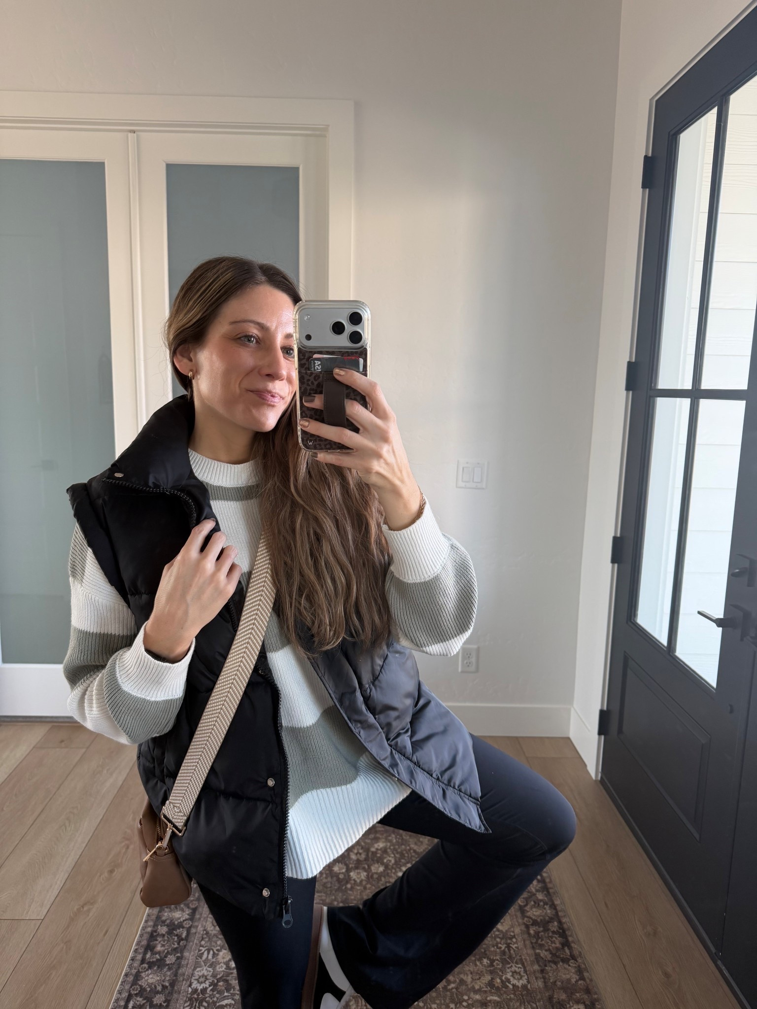 One of my favorite mom fits. Flare leggings, oversized sweater and vest  

#LTKootd #LTKgrwm #LTKmomlife