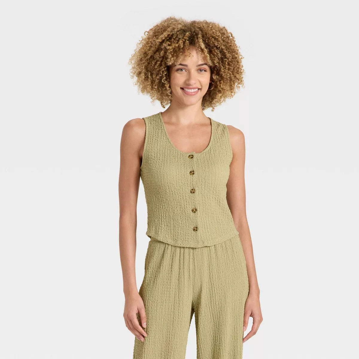 Women's Textured Vest - A New Day™ | Target