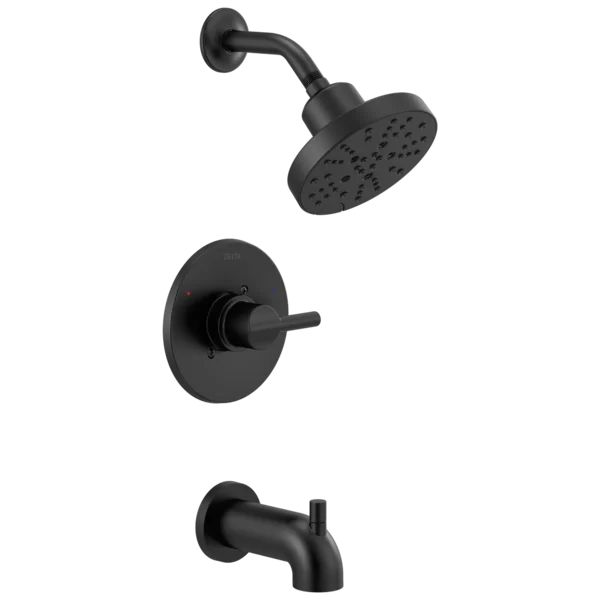 144749-BL Nicoli Tub and Shower Faucet with Rough-in Valve and Monitor | Wayfair North America