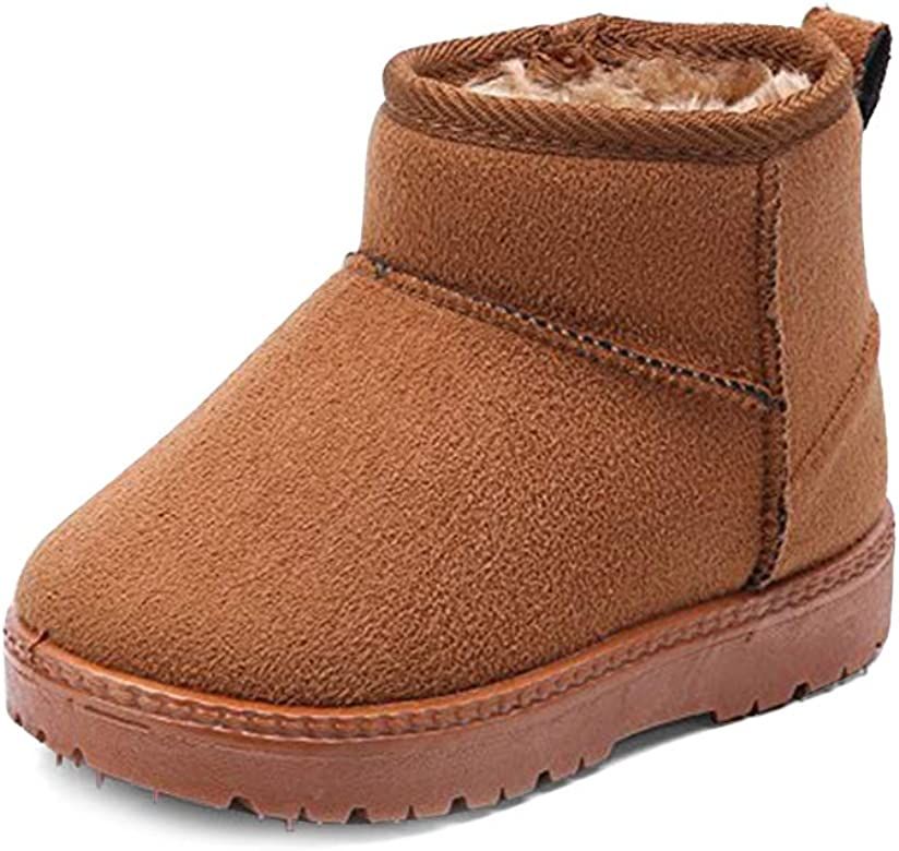MK MATT KEELY Winter Boots Boys Girls Soft Warm Shoes Toddler Black Snow Boots (Toddler/Little Ki... | Amazon (US)