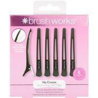 Brushworks No Crease Sectioning Hair Clips (Pack of 6) | Look Fantastic (UK)
