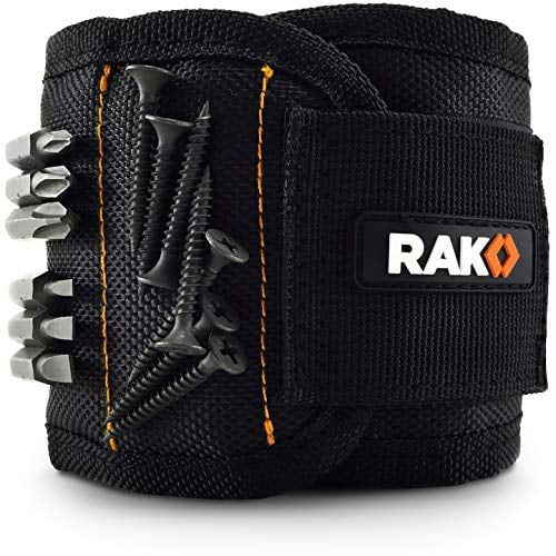 RAK Magnetic Wristband with Strong Magnets for Holding Screws, Nails, Drill Bits for DIY Handyman... | Walmart (US)