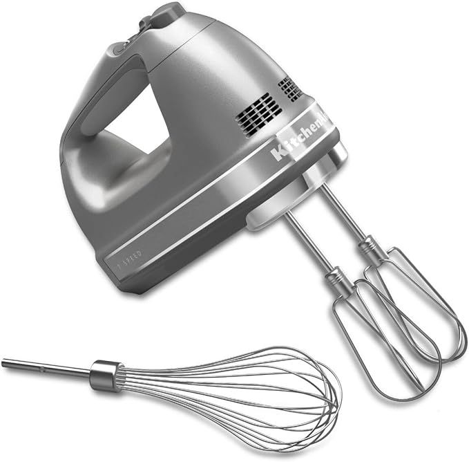 KitchenAid 7-Speed Hand Mixer - KHM7210 - Contour Silver | Amazon (US)