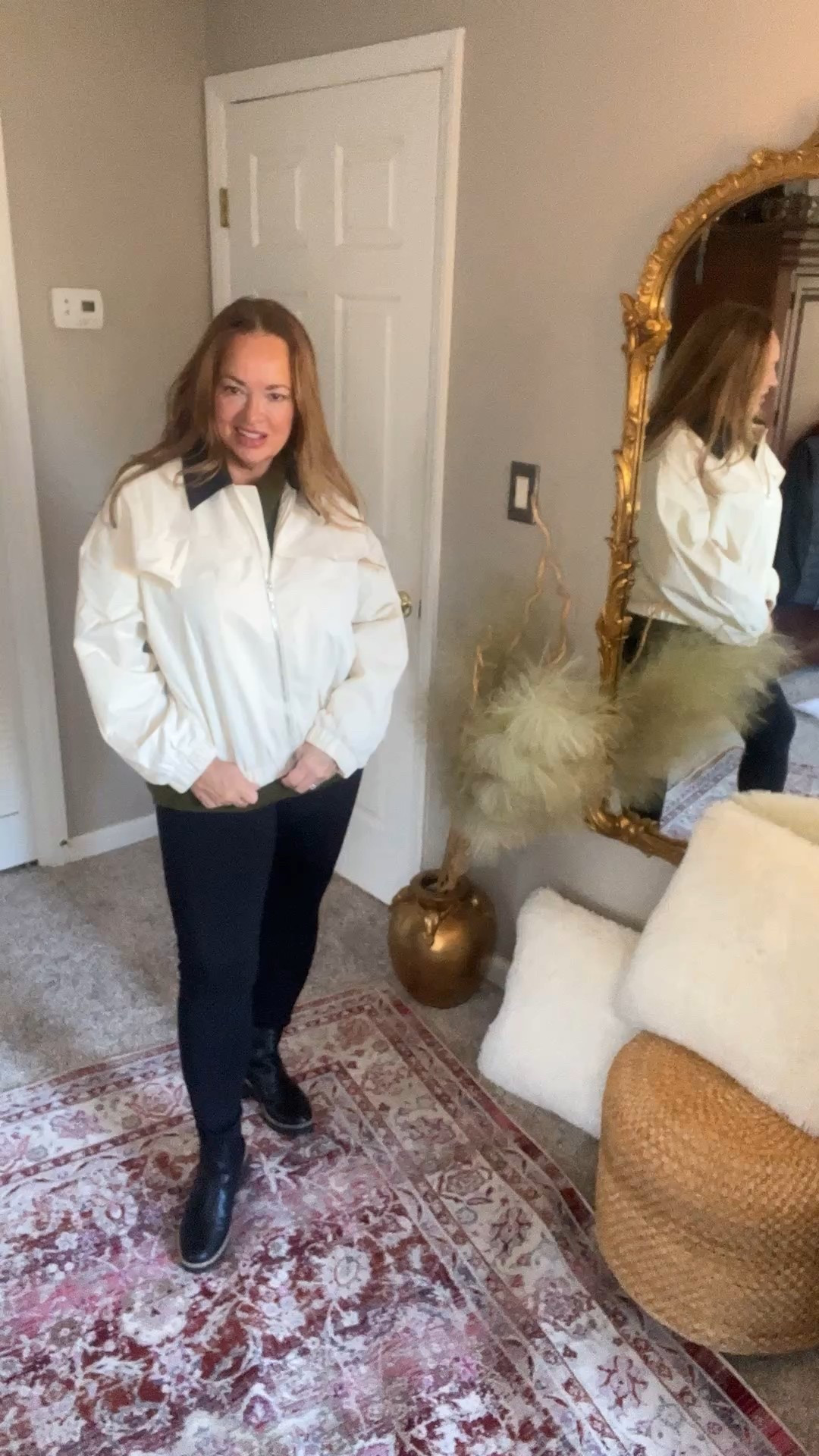 The perfect light ivory bomber jacket! Perfect for Spring 2026! 

#LTKGiftGuide #LTKTravel #LTKActive
