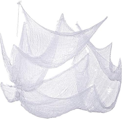 2 Pack Creepy Cloth Halloween Decorations 30 by 72 Inch Freaky Loose Weave Creepy Cloth Fabric (W... | Amazon (US)