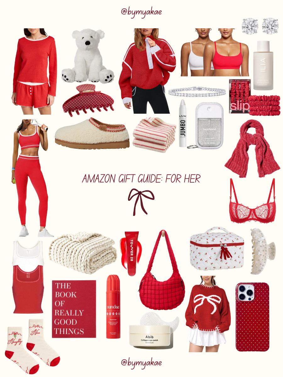 Amazon Gift Guide for Her | Festive Red Finds ❤️

A festive Amazon gift guide packed with cozy red essentials and chic little luxuries. Think holiday-ready loungewear, cozy sweaters, soft blankets, beauty favorites, hair accessories, comfy slippers, cute stocking stuffers, and everyday pieces with a seasonal twist. Perfect for holiday gifting, stocking stuffers for her, winter birthdays, or adding something fun and festive to her wardrobe.

amazon gift guide for her, red amazon finds, holiday gift ideas for women, festive fashion finds, cozy gifts for her, amazon stocking stuffers, winter gift guide, aesthetic amazon gifts

#AmazonGiftGuide #AmazonFinds #HolidayGifts #GiftIdeasForHer #FestiveFinds #CozySeason #AmazonFashion #StockingStuffers #PinterestFinds #GiftInspo 

 #LTKGiftGuide #LTKHoliday #LTKSeasonal