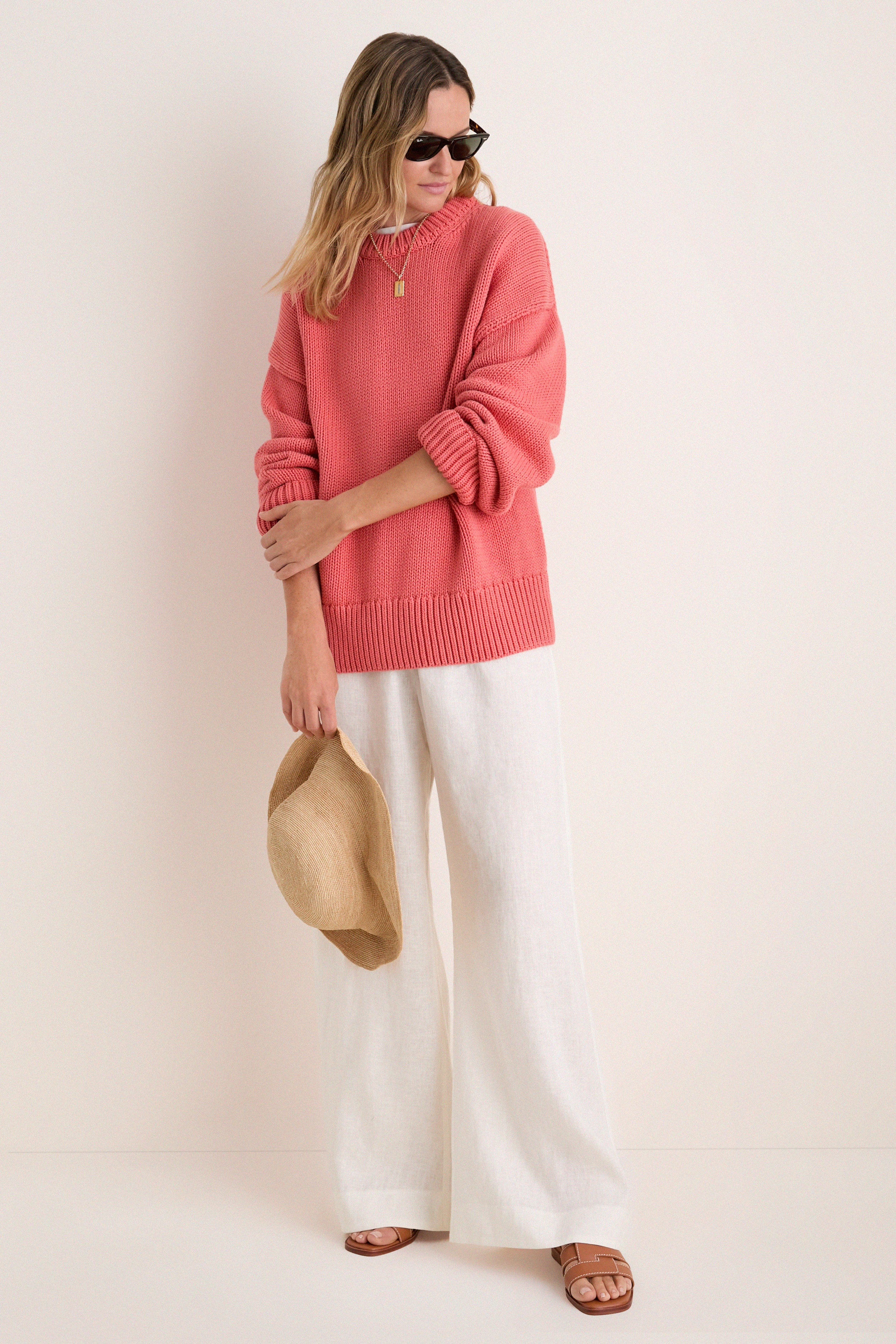 Nantucket Reds Cotton Genevieve Sweater | Tuckernuck (US)