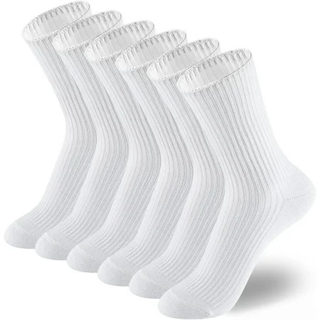 Womens Cute Crew Socks Casual Athletic Aesthetic Socks Neutral Cotton Socks for Women Granola Girls Clothes | Walmart (US)