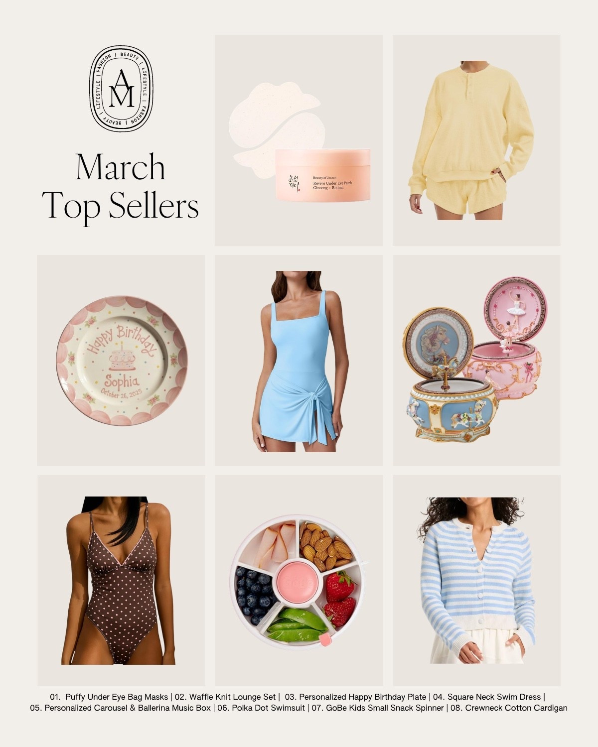 March top sellers! 

Amazon spring fashion, beauty finds, toddler girl gifts, and more!

#LTKBeauty #LTKSeasonal #LTKKids