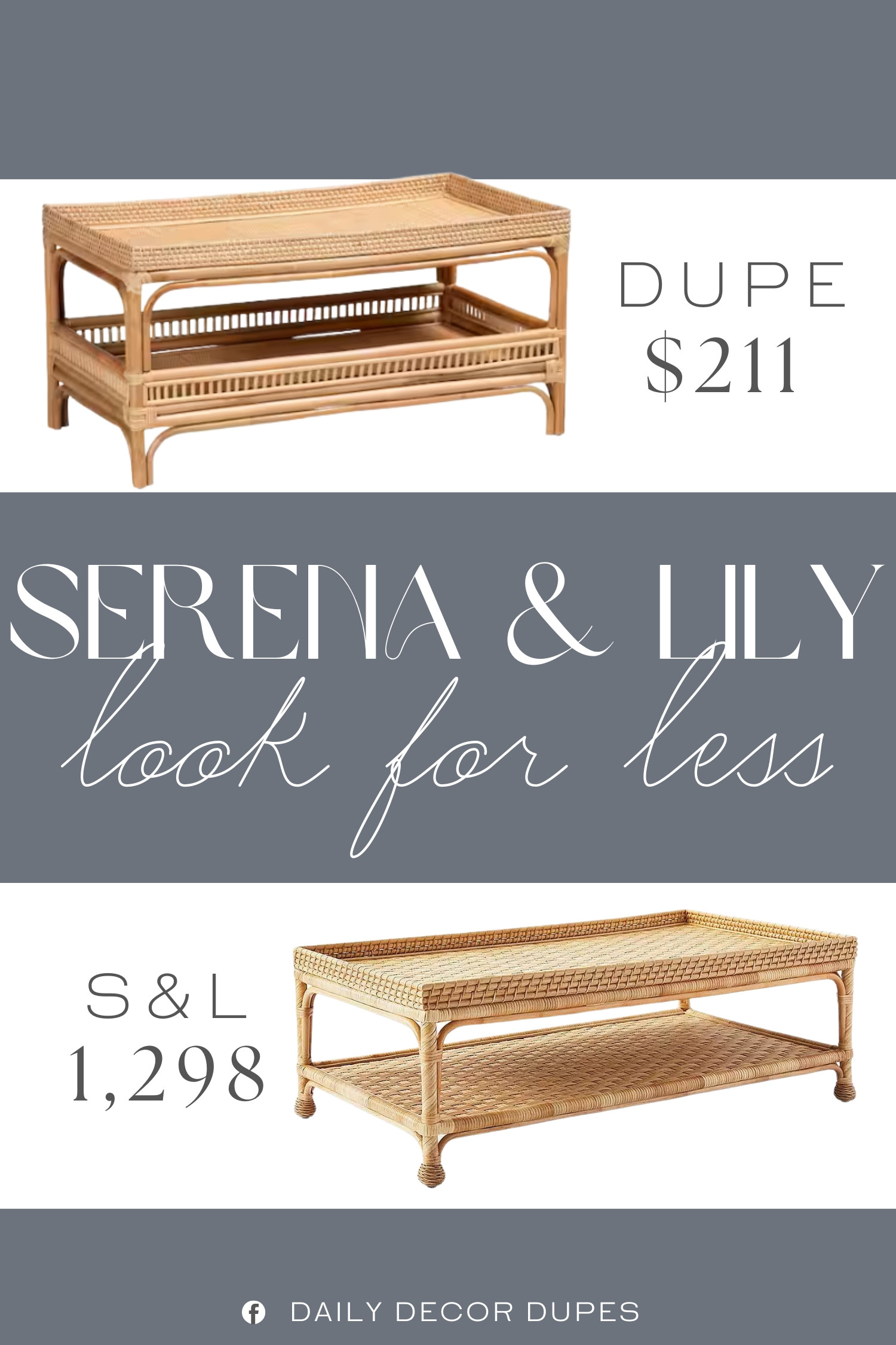Inspired by Serena & Lily Rattan Coffee Table. Coastal Rattan Coffee Table. Textured Woven Coffee Table. Handwoven Rattan Coffee Table. Seagrass Coffee Table. Natural Wicker Table. Rectangular Rattan Coffee Table. Boho Coastal Wicker Coffee Table.  

Home more affordable option find copy cat similar look for less budget friendly affordable cheap cheaper beautiful pretty. Clearance sale coupon code discount code promo code luxury lookalike look a like Inspo inspiration inspired by idea ideas Love like these? I share multiple every day in my FB group.
#serenandlilyinspired #coffeetable #centertable #livingroomtable #wickertable #coastalliving #livingroominspo #furniturefinds #rattantable  

 #LTKHome