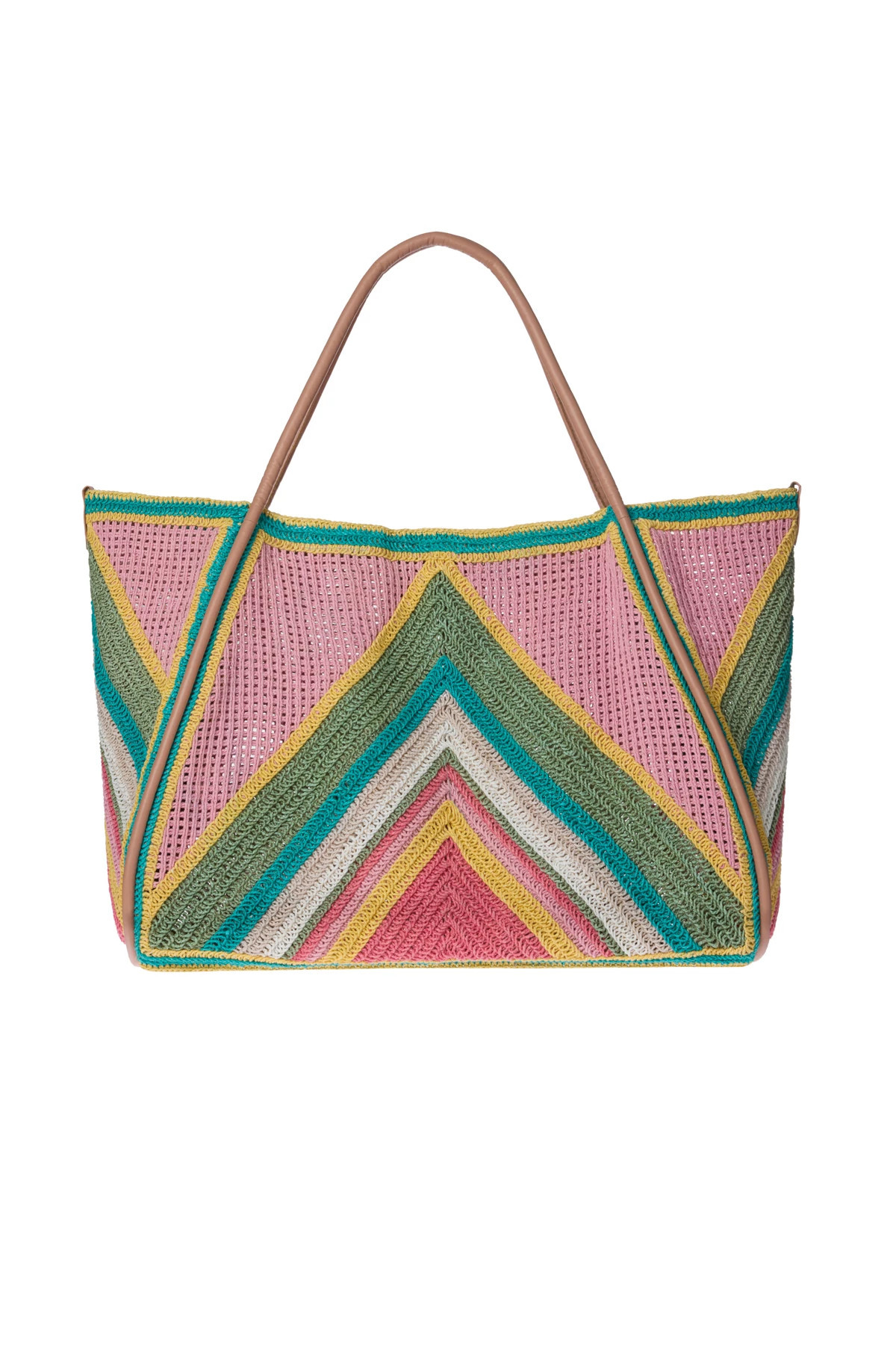 Cherry Pink Oversized Woven Tote | Everything But Water
