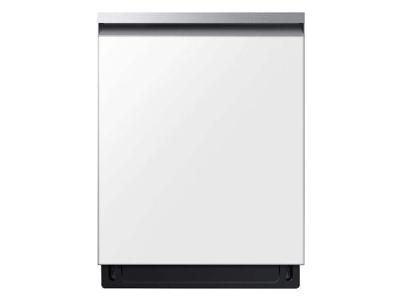 Smart 46 dBA Dishwasher with StormWash&trade; in White Glass | Samsung US | Samsung