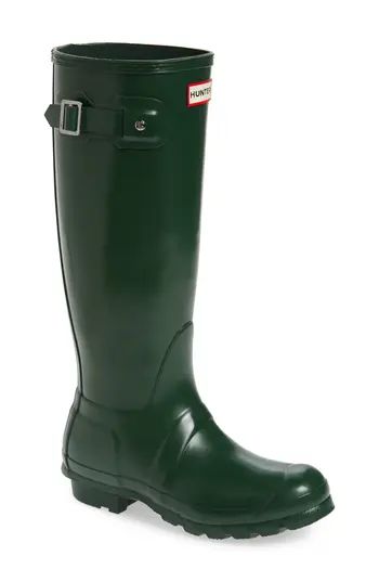 Women's Hunter Original High Gloss Boot, Size 5 M - Green | Nordstrom