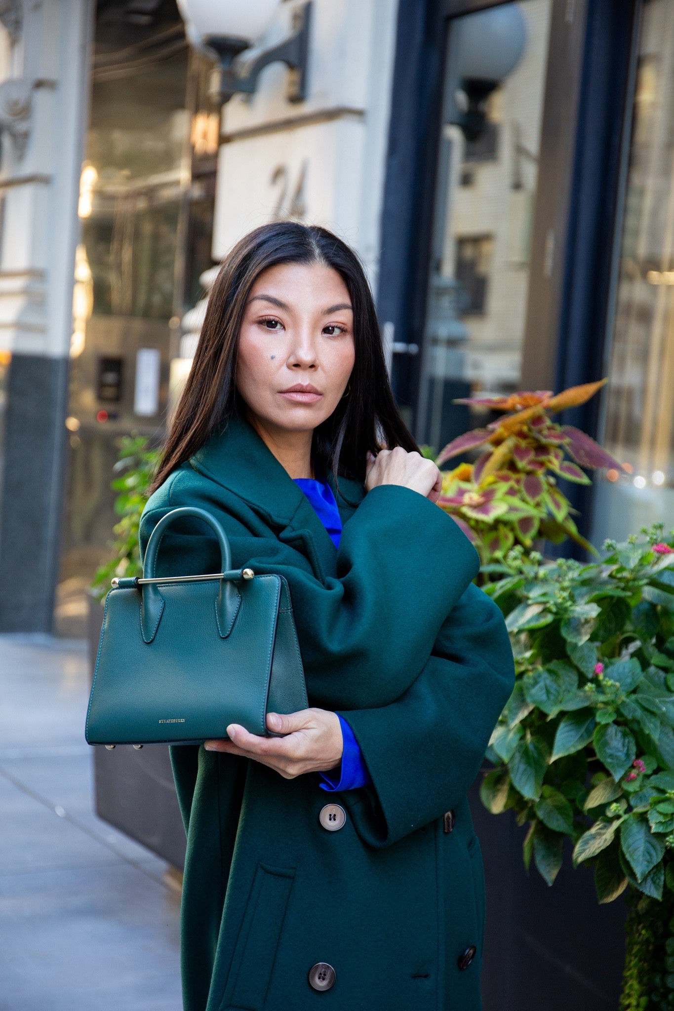 A playful take on the timeless original. Inspired by a vintage music folio discovered by our founders, the Nano Tote reimagines Strathberry’s iconic design in a compact size, perfect for day-to-evening essentials. Defined by its structured silhouette, it features the signature Music Bar closure that folds elegantly over the top handle. Handcrafted for versatility, it can be carried by hand, over the shoulder, or as a crossbody with the detachable chain strap. @strathberry #strathberry #greenbag #ltkitbag #luxurybag #chicstyle #LTKItBag 
#LTKSeasonal



#LTKNYFW #LTKSeasonal #LTKOver40