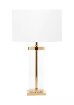 Cosmoliving By Cosmopolitan Glam Metal Table Lamp, Gold | Belk