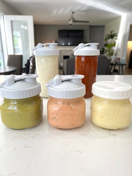 My favorite jars and lids for homemade dips, dressings, and sauces. The pour spouts are the best! 

#LTKsalealert #LTKfindsunder50 #LTKMostLoved