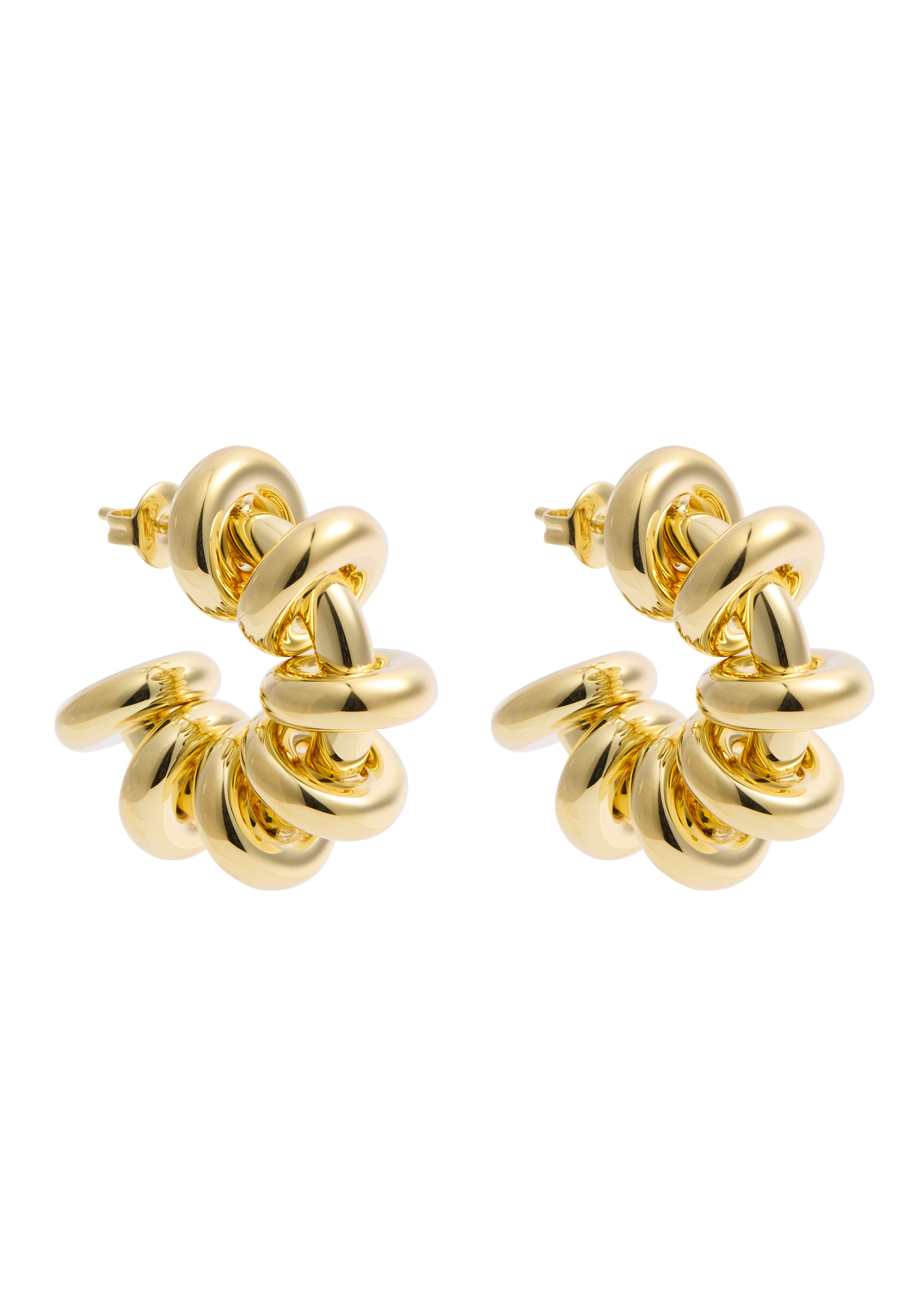 Biblo gold-plated hoop earrings | Harvey Nichols