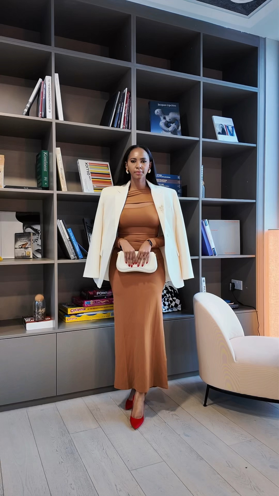 Neutral Symphony: Brown Meets White Neutral heaven! Brown and white create the perfect sophisticated palette. The gold shoes add just enough sparkle to elevate this office-to-evening ensemble. Style tip: Mix warm and cool neutrals for depth 🤎

#LTKCyberWeek #LTKpartywear #LTKstyletip
