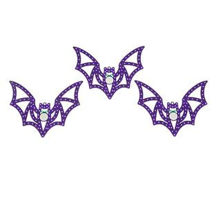 12 in. Halloween Classics Twinkling LED Bats 3-Pack H24 | The Home Depot