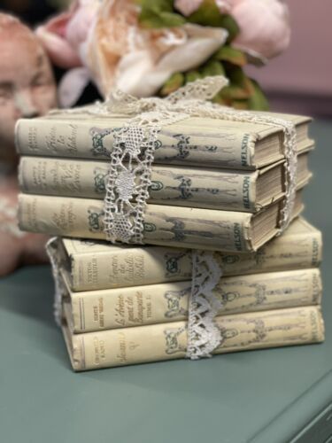 Set Of 3 French Nelson Book Bundle - Decorative Antique Books Free Postage  | eBay | eBay US