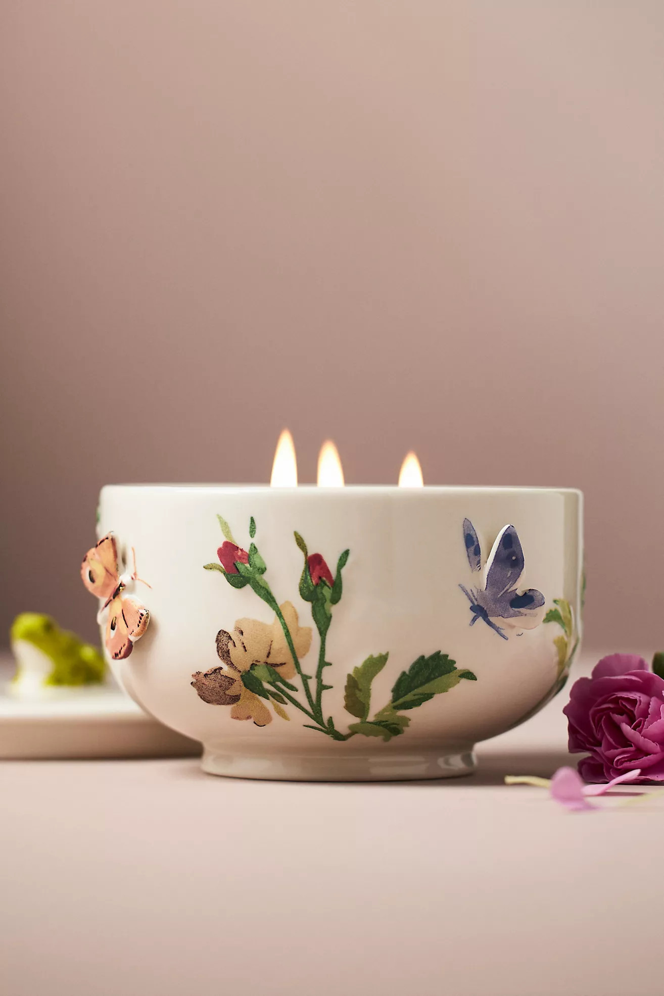 Gardenia Fruity Clementine & Jasmine Ceramic Candle | Anthropologie (US)