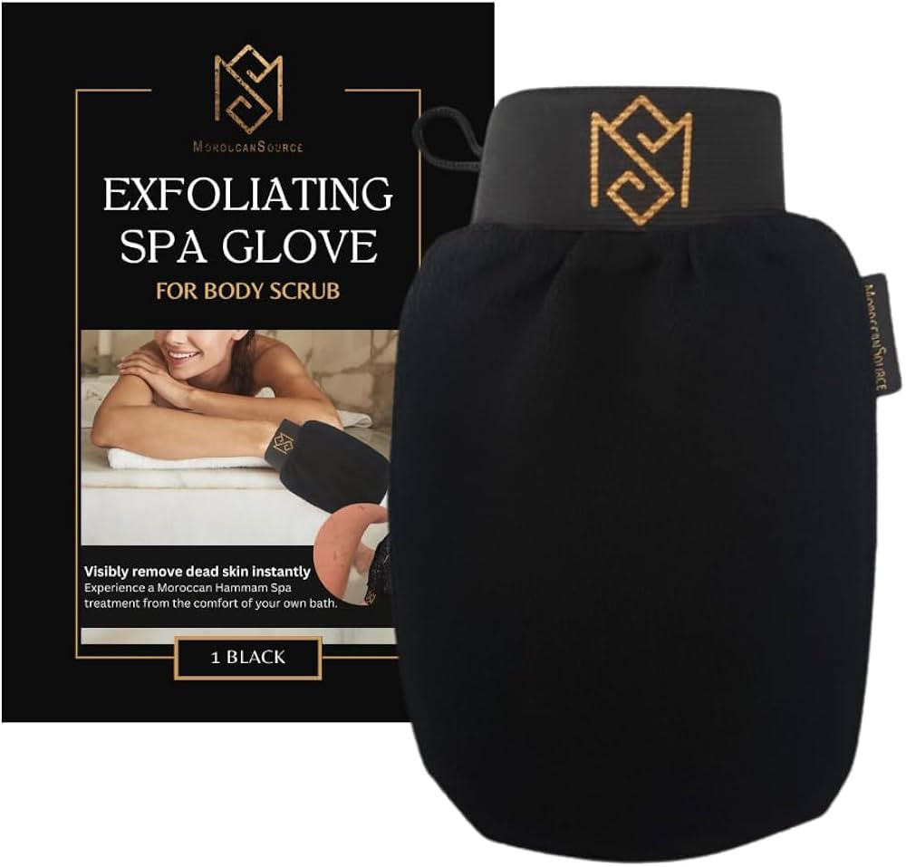 Exfoliating Glove Kessa Mitt Body Scrubber - Dead Skin Remover Shower Glove for Dead Skin Scrubbi... | Amazon (US)