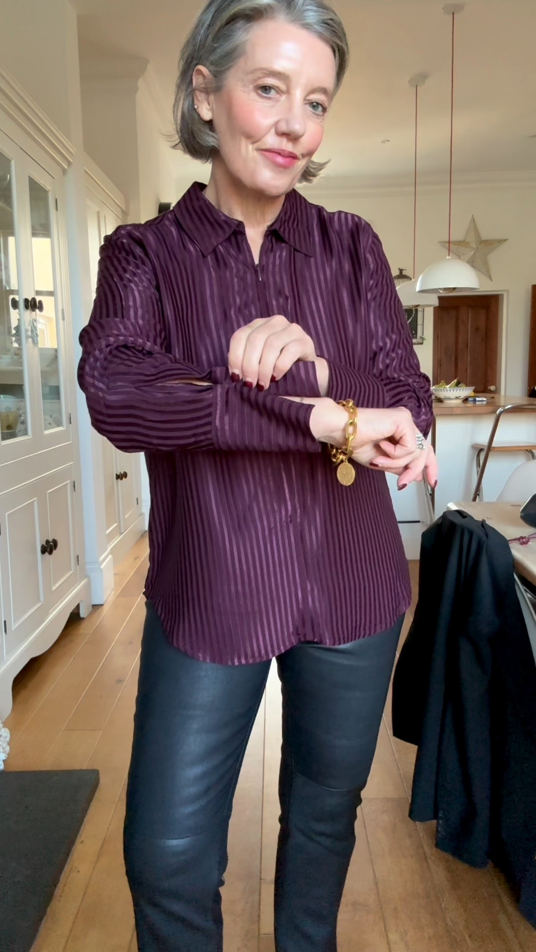 Practising my tie tying skills! 
Love having a few ways to wear this gorgeous Me+em blouse. 
Wearing a size 12
Leather trousers size 14
Zara oversized blazer size medium 

Leather trousers, autumn fashion, coord, transitional style, outfit ideas, evening outfit, party wear, festive outfit ideas 


#LTKover50style #LTKCyberWeek #LTKpartywear