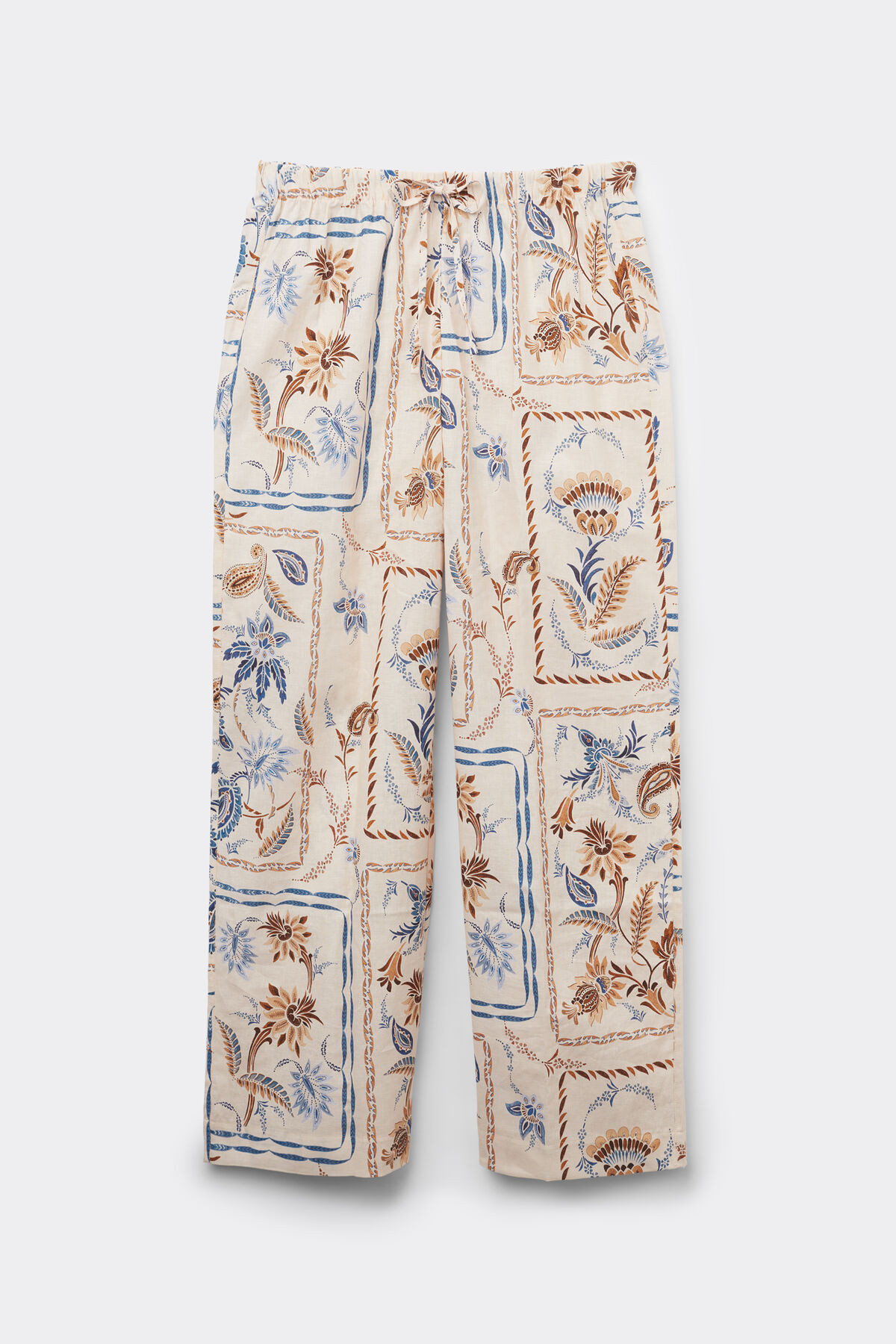 Italian Riviera Linen and Cotton Pants - Intimissimi | Intimissimi (US)