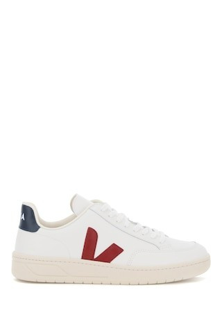 VEJA V-12 LEATHER SNEAKERS 41 White, Blue, Red Leather | Residenza725 US