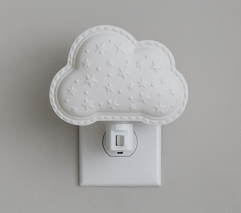 Ceramic Cloud Night Light, White | Pottery Barn Kids