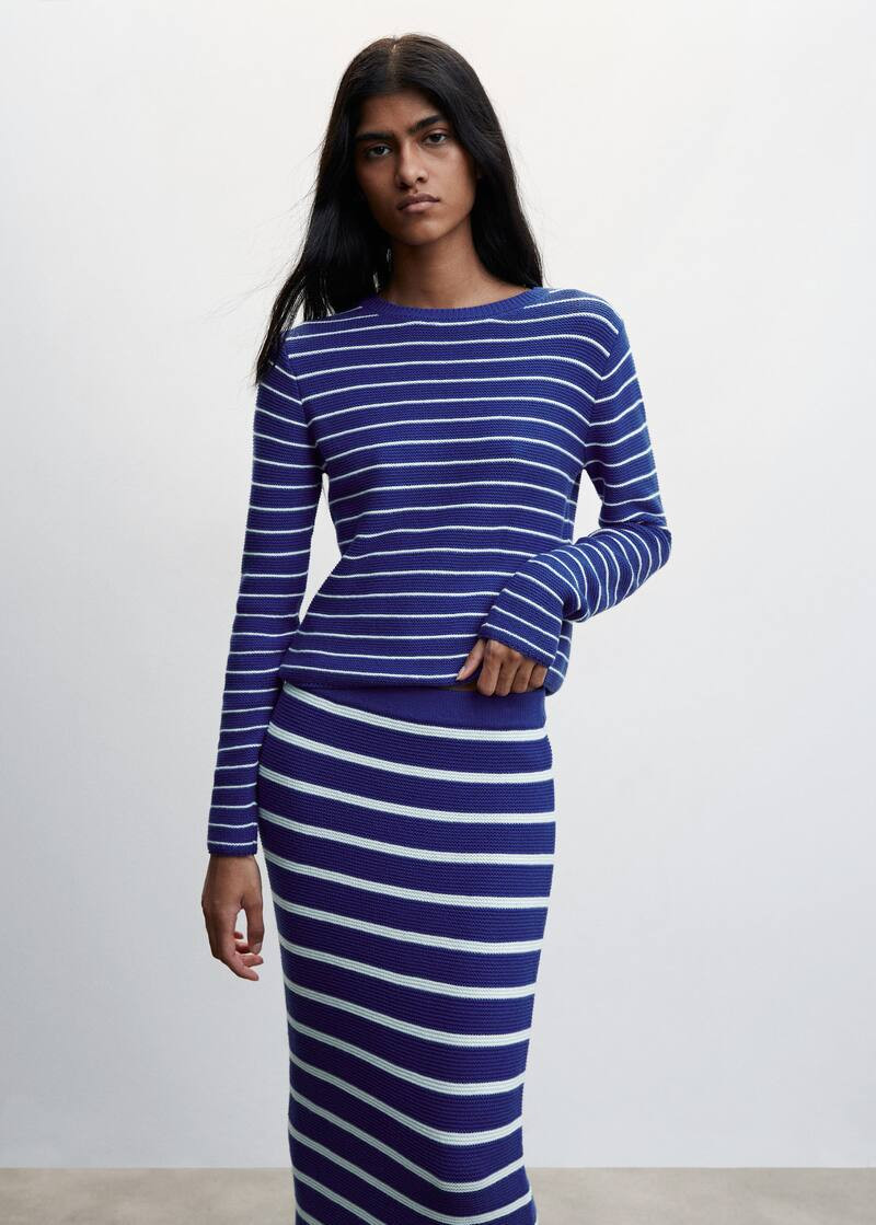 Search: Blue stripe knitted top (8) | Mango United Kingdom | MANGO (UK)