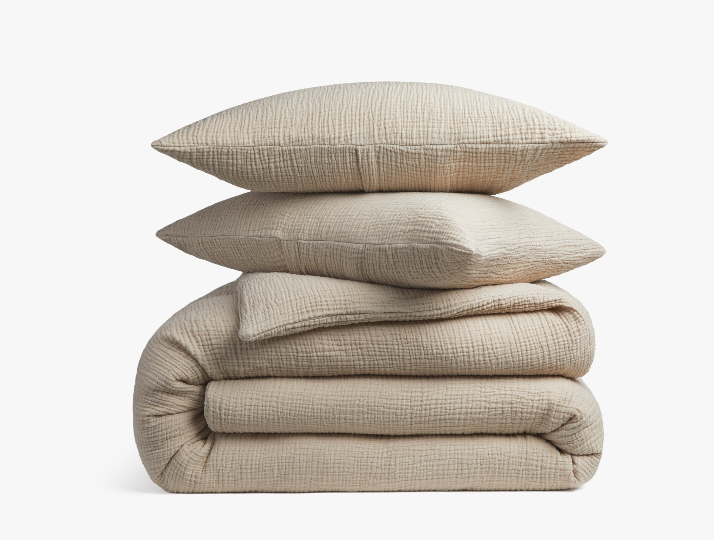 King/Cal King Cloud Cotton Duvet Cover Set in Natural | Parachute | Parachute