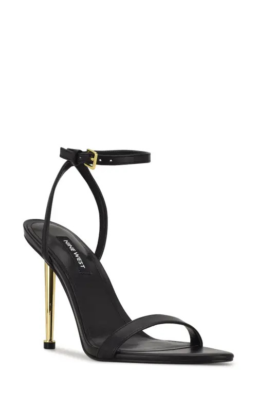 Nine West Reina Ankle Strap Pump in Black at Nordstrom, Size 8.5 | Nordstrom