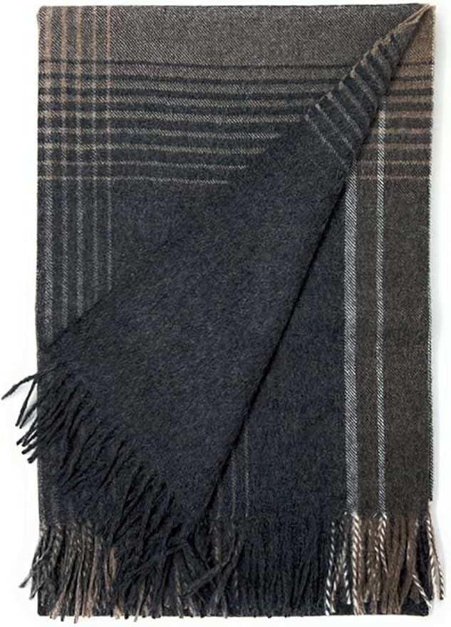 | Destination Plaid Alpaca Throw Blanket | 100% Baby Alpaca Wool | 6.6 Feet Long X 4.25 Feet Wide... | Amazon (US)
