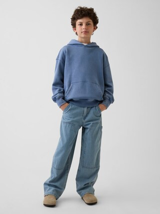 Kids Baggy Stripe Double-Knee Carpenter Jeans | Gap (US)