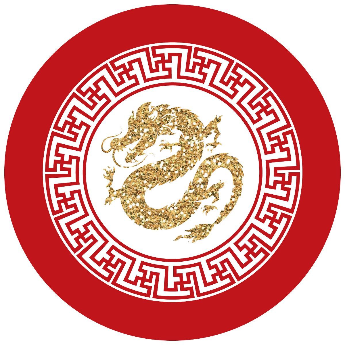 Big Dot of Happiness 2024 Year of the Dragon - Lunar New Year Circle Sticker Labels - 24 Count | Target